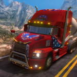 Truck Simulator USA Mod Apk + OBB 9.3 Unlimited Money, Gold